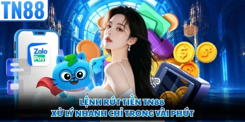 Lệnh rút tiền TN88 xử lý nhanh chỉ trong vài phút